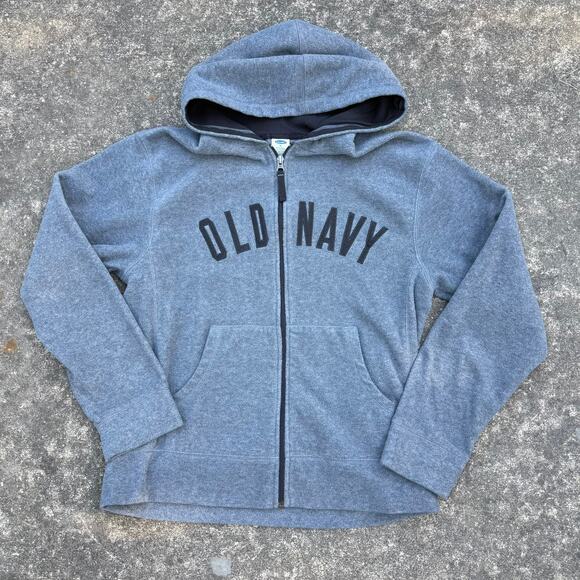 Old Navy Other - Old Navy Full Zip Hoodie | Gray Fleece Jacket Mens M